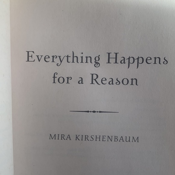 Everything happens for a reason book by Mira Kirshenbaum - Picture 3 of 3